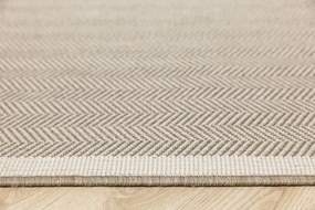 Šnúrkový obojstranný behúň Brussels 205681/10610 Linen krémový / béžový
