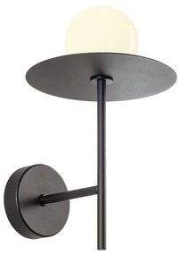 Redo 01-2726 - Nástenná lampa PLATO 1xG9/10W/230V čierna UN1695