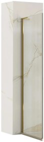 Rea Hugo, sprchová zástena 90x200 cm, zlatá matná, REA-K6613