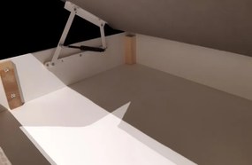 Posteľ boxspring Fresco 180x200 cm, petrolejová látka