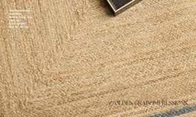 Diamond Carpets India, Ručne viazaný kusový koberec JREJ 36 Natural, 160x230, béžová, chodba / predsieň