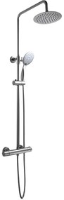 Laveo Fino, sprchový stĺp s termostatickou batériou, chróm, LAV-PL2_20OB