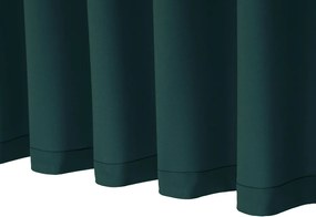 Biante Dekoračný záves Rongo RG-099 Tmavý fľaškovo zelený 140x200 cm