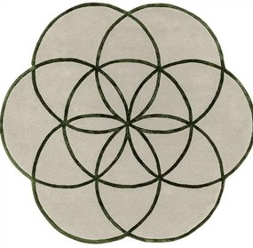 ASIATIC LONDON Lotus Green - koberec