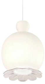 Kundalini Opyo závesná lampa, vyfúknutá, biela
