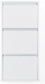 Biela kovová výklopná skrinka na topánky 50x103x15 cm Billy – Spinder Design