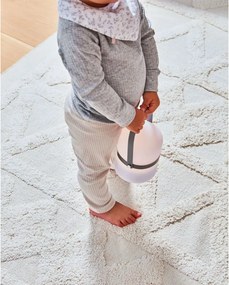 Sivá vonkajšia lampa Kave Home Janvir, výška 16 cm