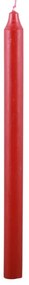 Broste Sviečka guľatá dlhá 2,1 cm červená