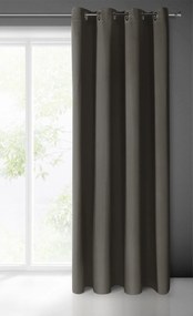 ZATEMŇOVACÍ ZÁVES NA KRÚŽKOCH LOGAN 135X250 CM GRAFITOVÁ