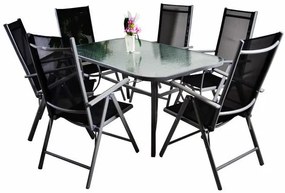 Hliníkový záhradný set Garth 7 ks