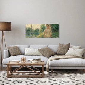 Obraz - Camille Pissarro, The Bather, reprodukcia (120x50 cm)