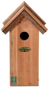 Vtáčia búdka Lumi, 27,5x15x12 cm, drevo, hnedá