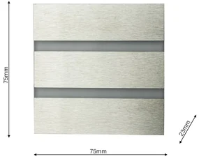 Schodiskové LED svietidlo Vox, 1x LED 0,6w, 3000k, s