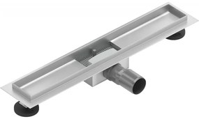 Mexen Flat nerezový sprchový žľab 60 cm - telo žľabu bez krytu, 1015060