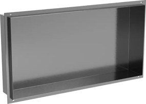 Mexen X-Wall-NR, polica na zapustenie bez príruby 60 x 30 cm, grafitová matná - 19E1603010