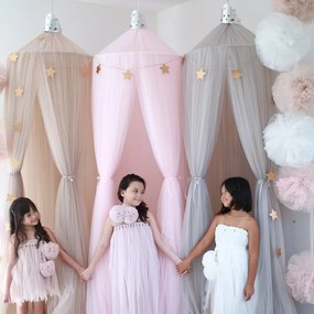 Baldachýn Princess ružová