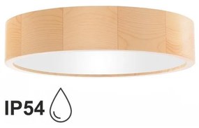 Temar Kúpeľňové stropné svietidlo CLEO 3xE27/24W/230V IP54 pr. 37,5 cm borovica TM0118
