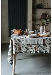 Ľanový obrus 140x140 cm Golden Fall – Linen Tales