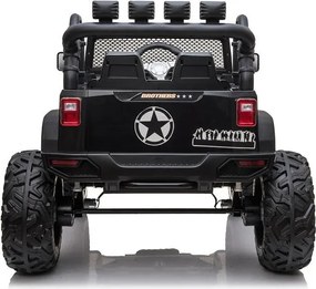 LEAN CARS Jeep JC666 batéria auto čierna lakovaná