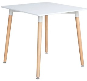 IDEA nábytok Jedálenský stôl 80x80 UNO biely
