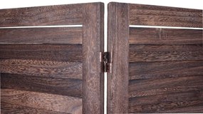 Paraván HWC-G30 - 170 × 120 cm - hnedá