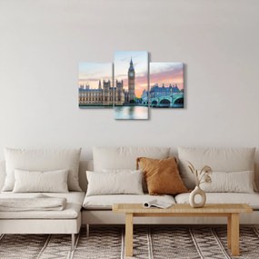 Obraz - Londýn v pastelových farbách (90x60 cm)