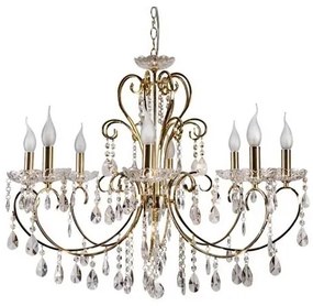 Luster na reťazi AURORA 8xE14/40W/230V