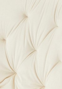 Jedálenská stolička Wallace - zamat - Krémová