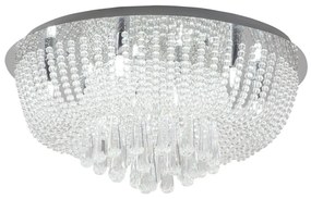 Zuma Line 19157L - Stropné svietidlo SENSI 8xG9/25W/230V pr. 55 cm chróm