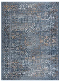 Koberec NAIN Ornament, vintage 7708/51611 modrý / oranžový
