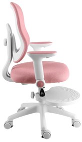 Detská rastúca stolička Neoseat MIKY — látka, ružová