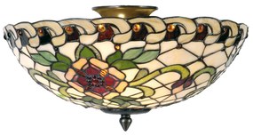 Stropové svietidlo vitráž Tiffany CAPH Ø40
