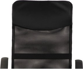 Čierna čalúnená kancelárska stolička Arco – Bonami Essentials