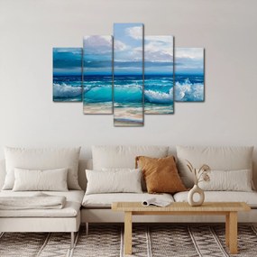 Obraz - Morské vlny (150x105 cm)