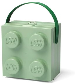 Svetlozelený úložný box s rukoväťou LEGO®