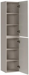Koupelnová sestava Iconic s deskou, umyvadly, zrcadlem a skříňkami 160 cm kašmírová/dub coast evoke