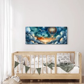 Obraz - Lietať nočnou oblohou (120x50 cm)