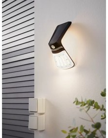 Eglo 98758 - LED solárne svietidlo so senzorom LAMOZZO LED/2W/3,7V 1200 mAh IP44