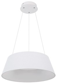 GLOBO Závesné svetlo CROTONE LED, 45 W, teplá biela-studená biela, biela