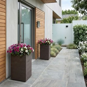 Květináč na kolečkách BETONIQUE 60x40 cm espresso hnědý