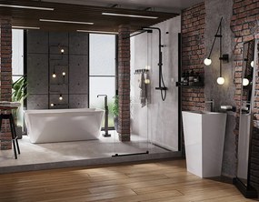 Besco Akrylátová voľne stojaca vaňa Evita 160x80 BESCO-Typ výpuste: Click-Clack s prepadom, biela, BESCO-Rozmery: 160x80, BESCO-Farba: Biela