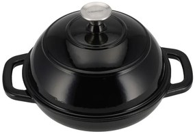 Silvercrest®  Liatinový hrniec/forma na chlieb Premium (okrúhly, čierna)  (100393138)