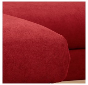 Červená rohová pohovka (ľavý roh) Beata - Ropez