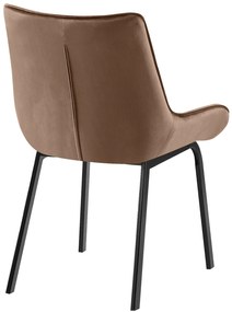 Stolička Saranda zamat - hnedá