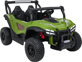 Ramiz Elektrická bugina Gravity pre deti zelená + pohon 4x4 + diaľkové ovládanie