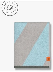 Froté osuška z bio bavlny v mentolovej farbe 70x133 cm Diagonal – Mette Ditmer Denmark