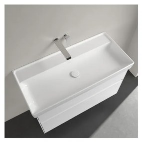 Villeroy & Boch COLLARO - Umývadlo na skrinku 1000x470x160 mm, bez prepadu, biela Alpin CeramicPlus 4A33A3R1