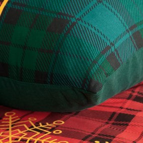 VIANOČNÉ RENFORCÉ OBLIEČKY GLORY 160X200 CM, 2 KS 70X80 CM VZOROVANÉ