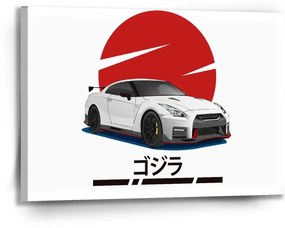 Sablio Obraz Nissan GTR 35 Japonské slnko - 90x60 cm
