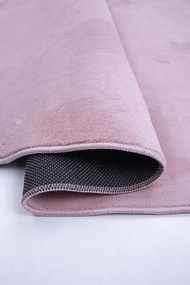 Protišmykový koberec PLUSH ružový
